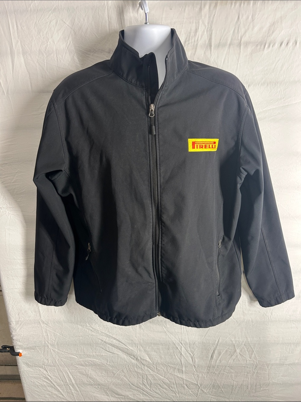 Men's Black Performance Zip Jacket